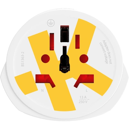 Reseadapter Världen till Europa Jordad Bulk