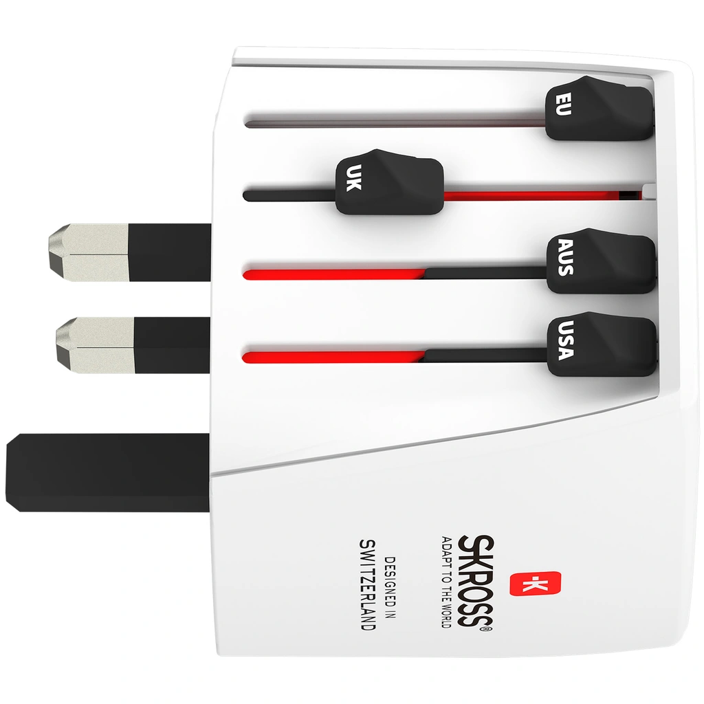 Världsreseadapter MUV Micro Ojordad