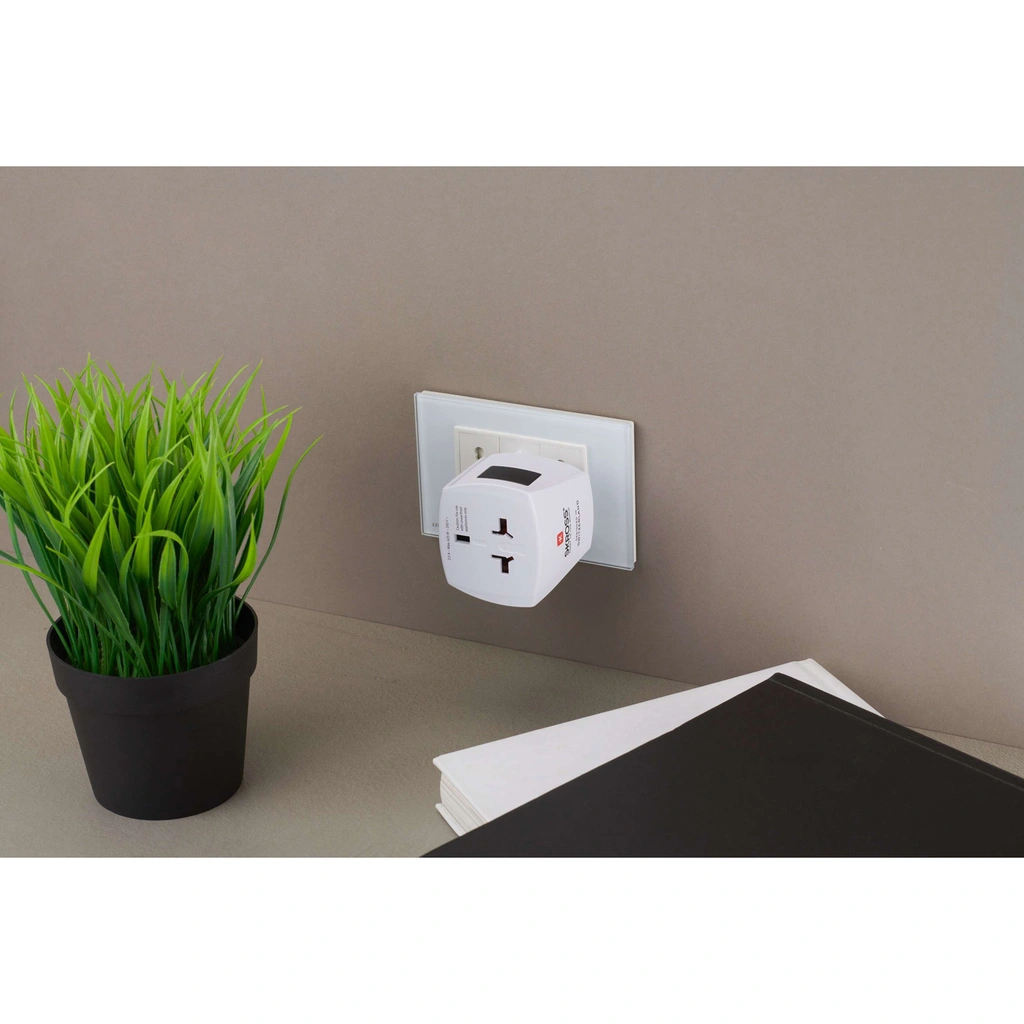 Världsreseadapter MUV Micro Ojordad