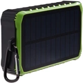 PowerBank 10.000 mAh Solcell Vev Svart/Grön