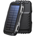 PowerBank 20.000 mAh Solcell Svart