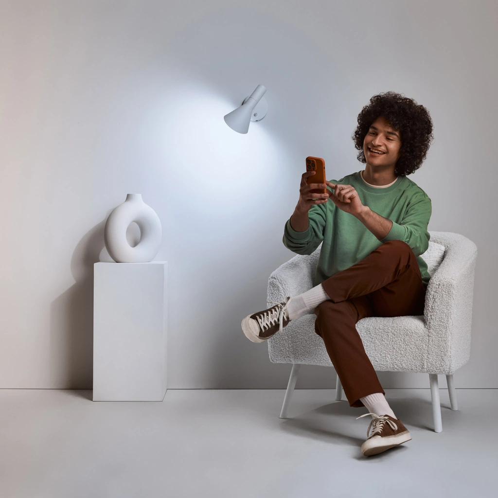 WiFi Smart LED E14 Crown 40W 470lm Filament Warm-Coldwhite