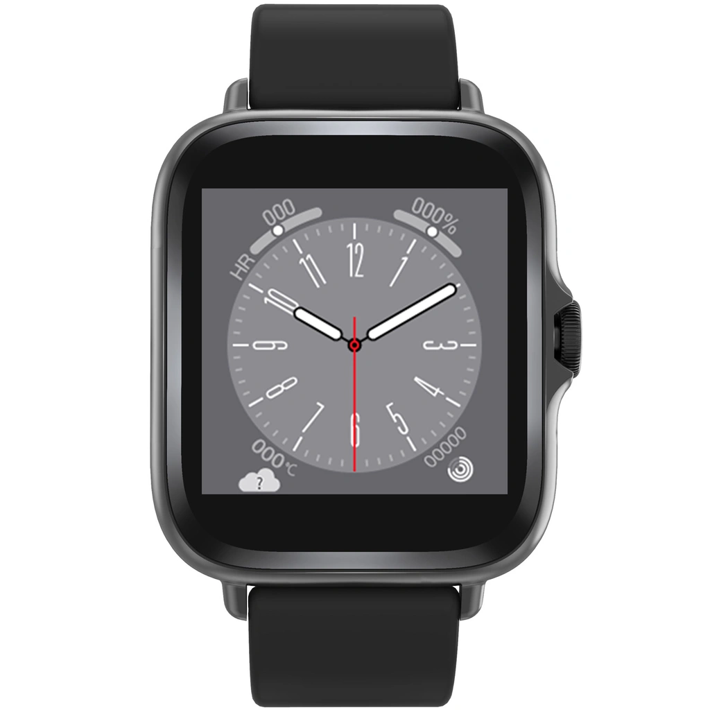 SmartWatch 1,44" display Hjärtsensor Svart