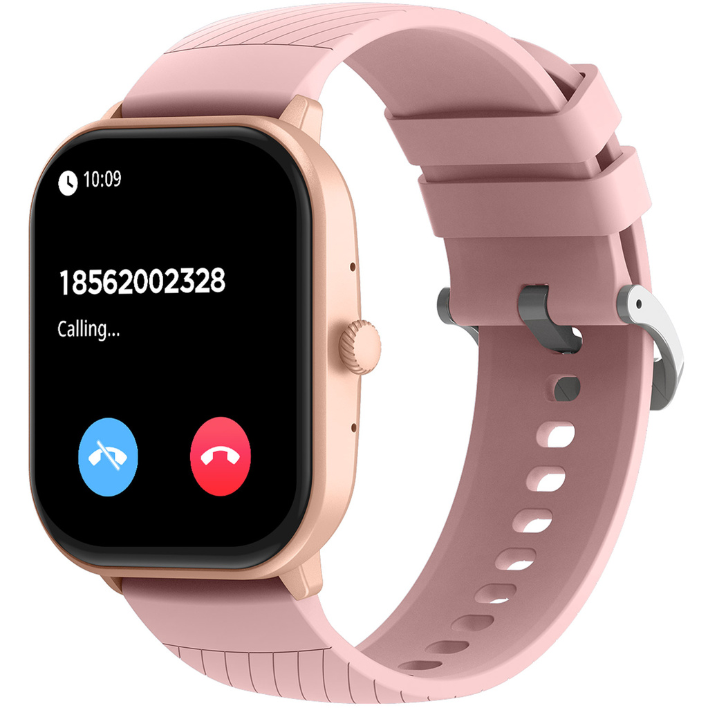 SmartWatch 2,04" AMOLED Hälsokoll SWC-187RO Rosa
