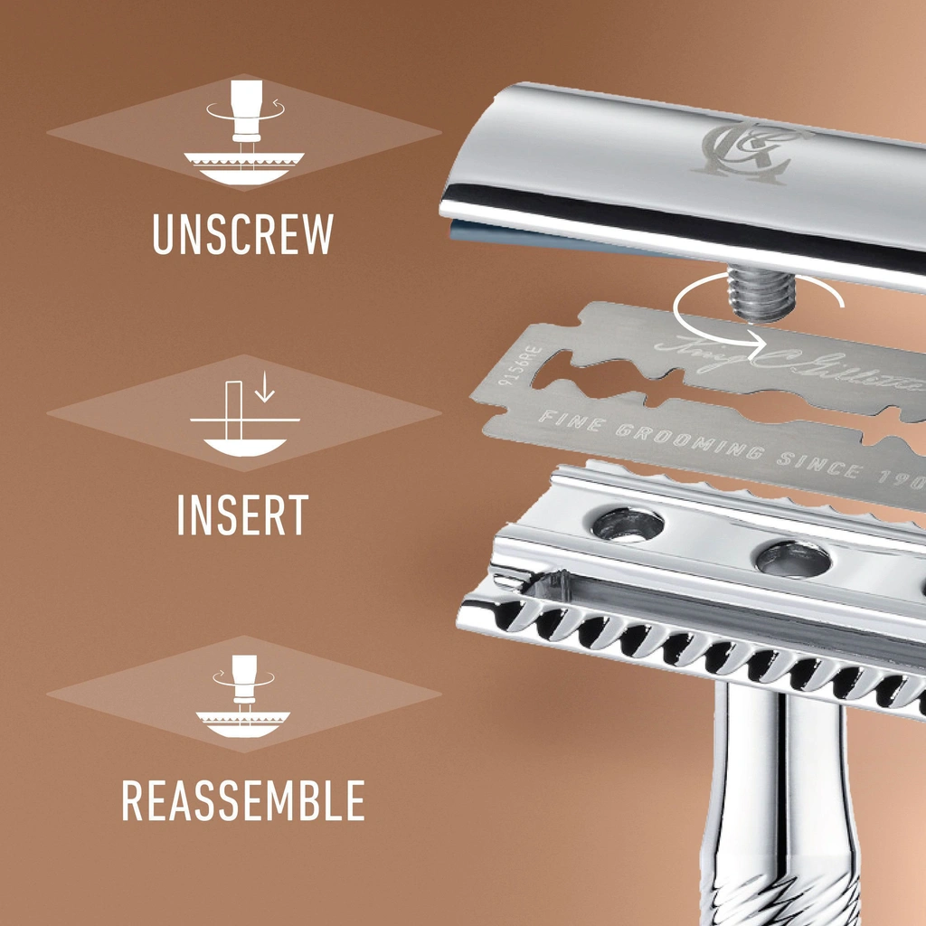 Dubbeleggad Säkerhetsrakblad 10 st