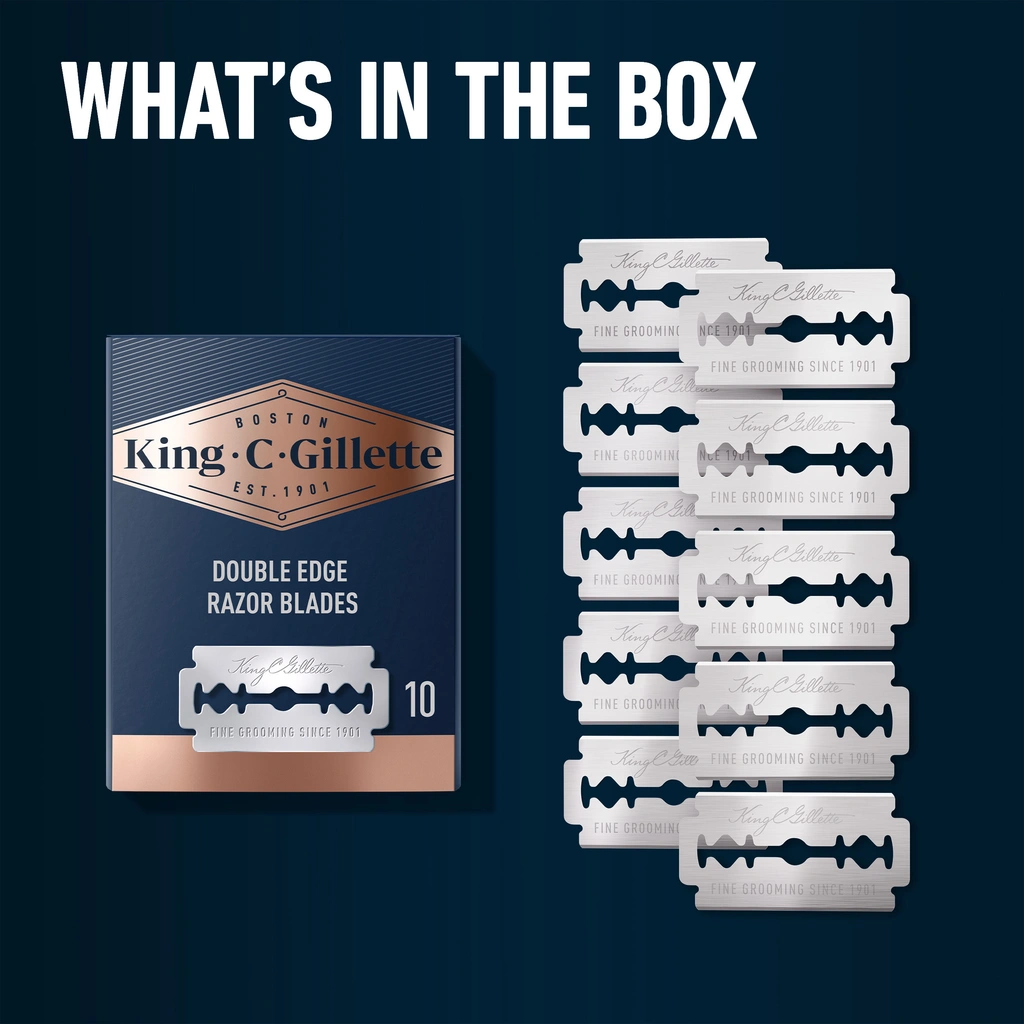 Dubbeleggad Säkerhetsrakblad 10 st