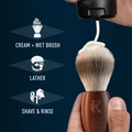 Shaving Brush - Rakborste med trähandtag