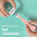 Rakhyvel Smooth Sensitive Pink + 2st rakblad
