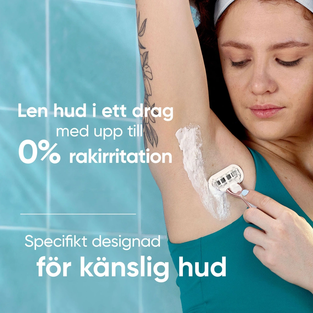 Rakhyvel Pro Smooth Sensitive + 3st rakblad