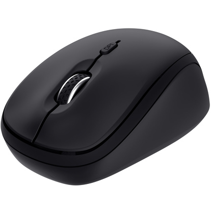 Yvi+ Trådlös mus Bluetooth / 2,4 GHz Svart