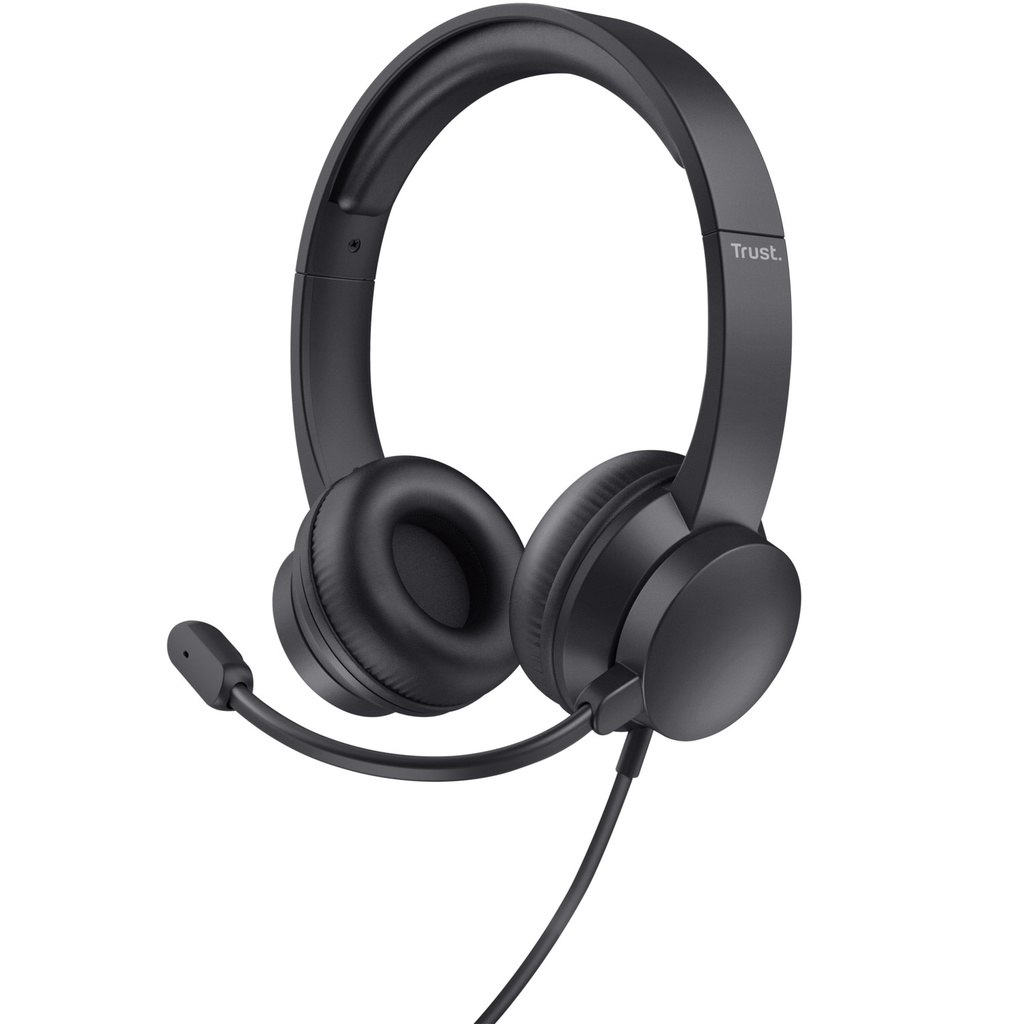 Ayda PC-headset 3,5mm Black