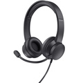 Ayda PC-headset 3,5mm Black