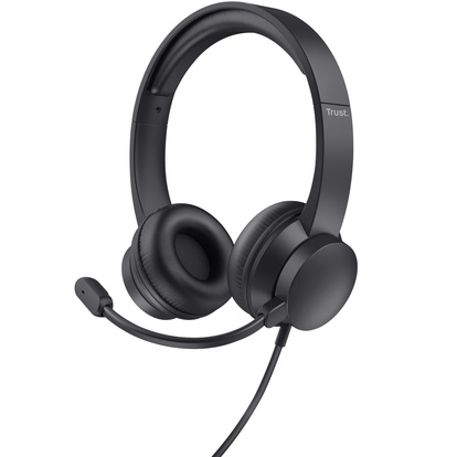 Ayda PC-headset 3,5mm Svart