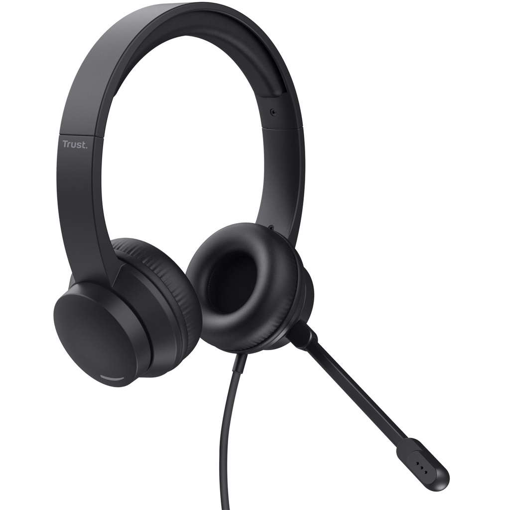Ayda PC-headset 3,5mm Black