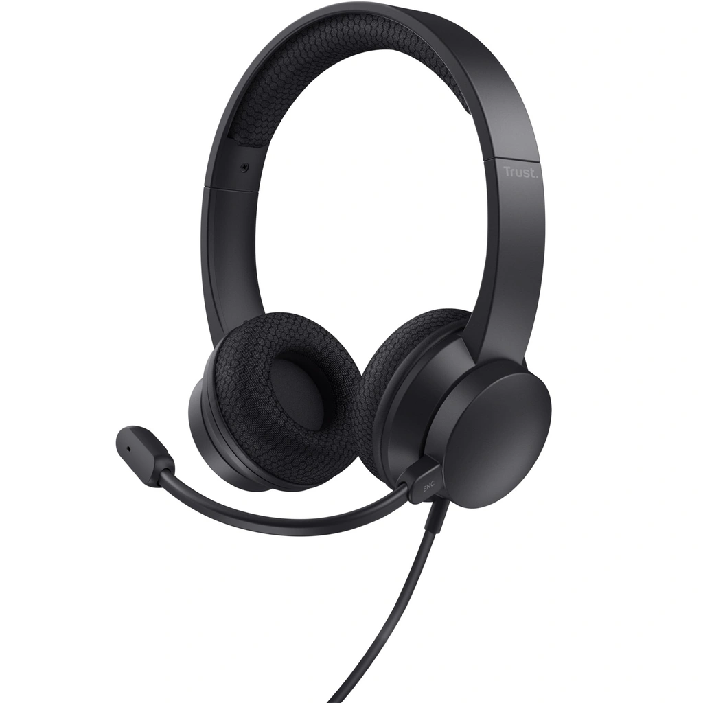 Ayda PC-headset ENC USB Svart