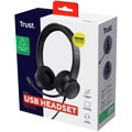 Ayda PC-headset ENC USB Svart