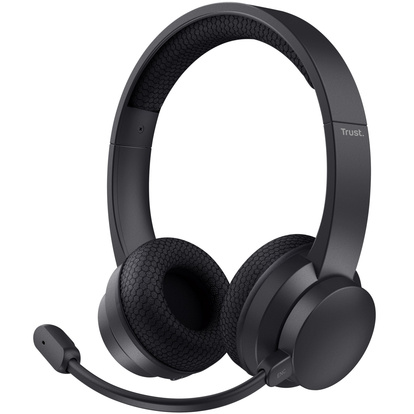 Ayda Trådlöst PC-headset Bluetooth ENC Svart