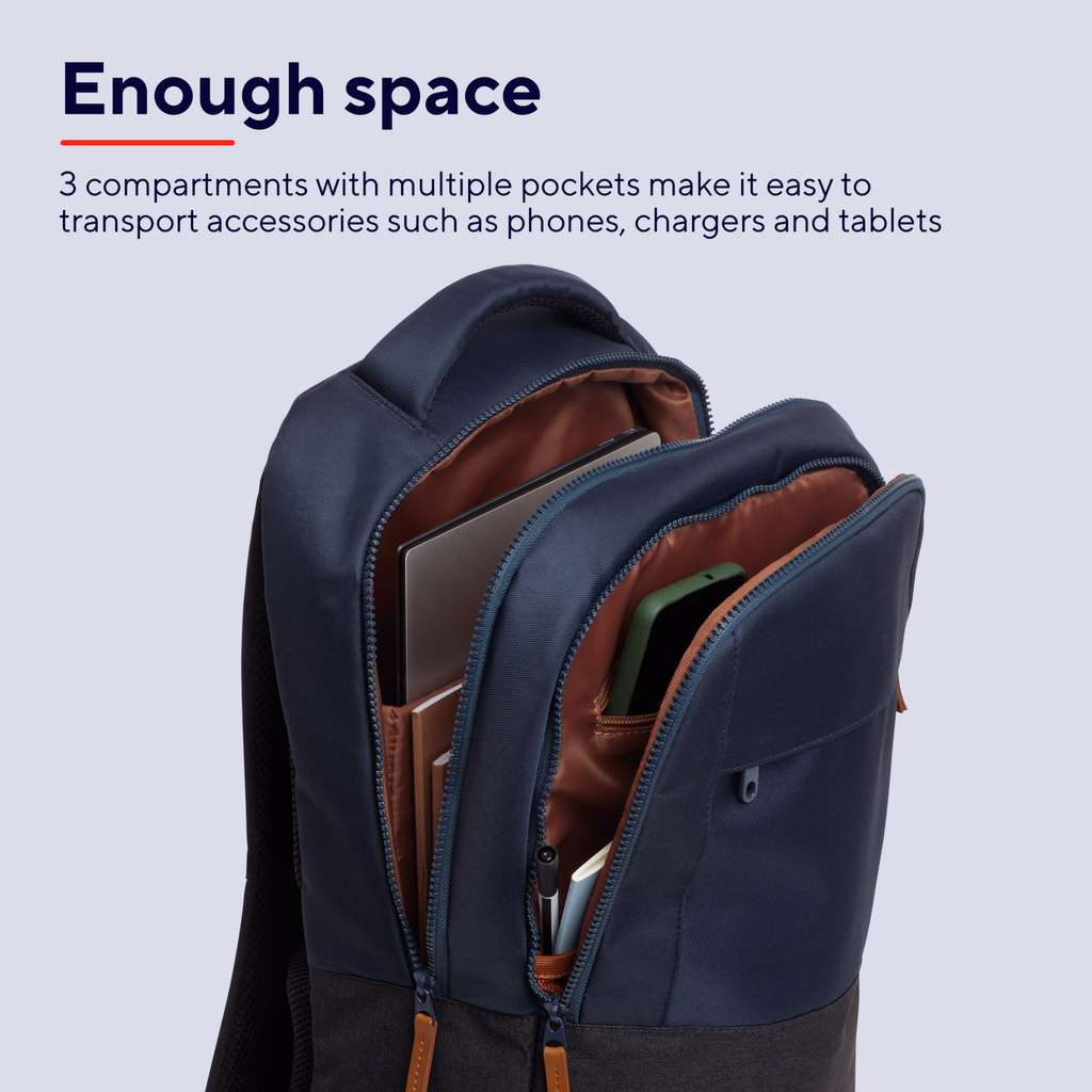Lisboa Laptop Backpack 16" Blue