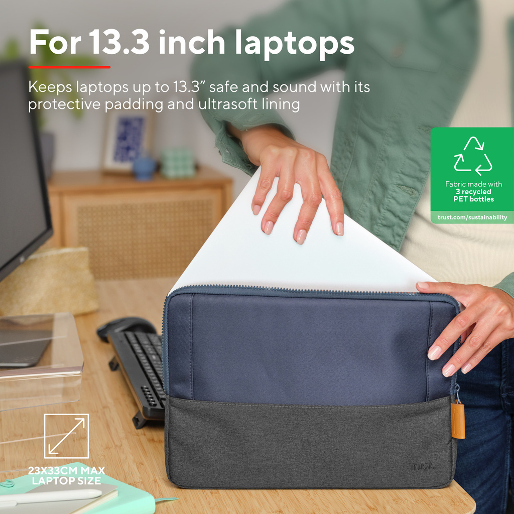 Lisboa Laptop Sleeve 13.3" Blue