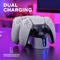 GXT 228 Dual charging dock for PS5 controllers - White