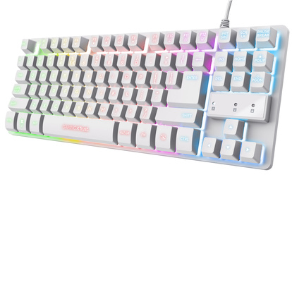 GXT 833W Thado Illuminated Keyboard TKL RGB Nordic layout White
