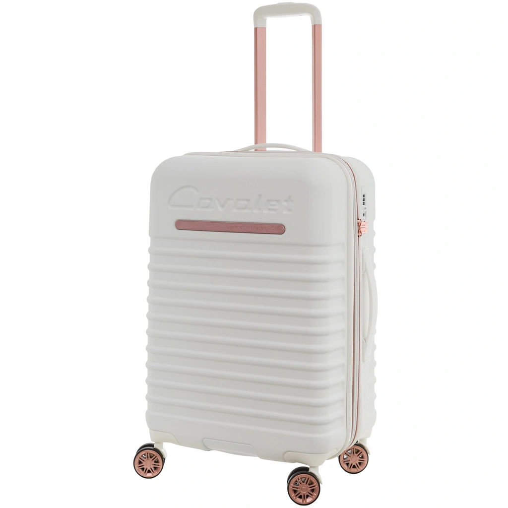 Resväska Pasadena Medium Vit/Rosé