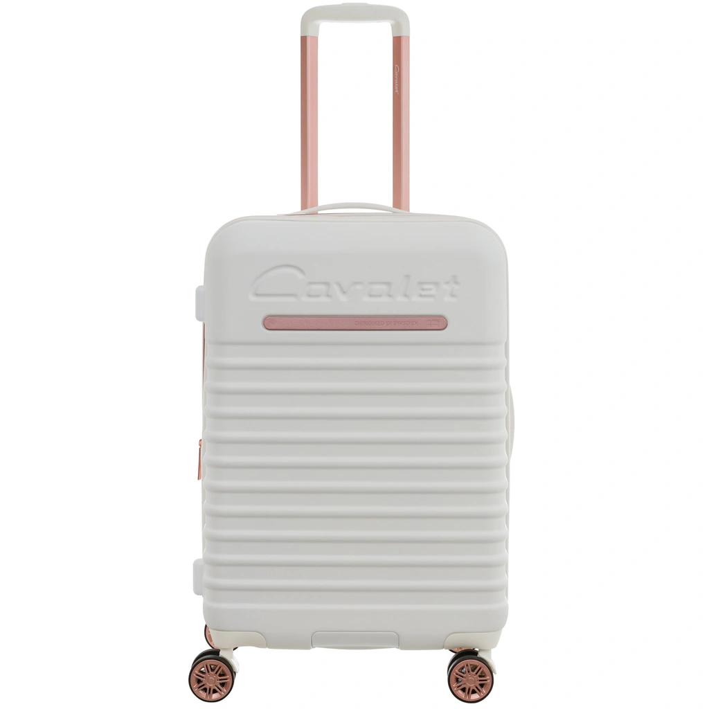 Resväska Pasadena Medium Vit/Rosé