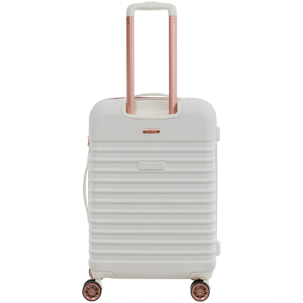 Resväska Pasadena Medium Vit/Rosé