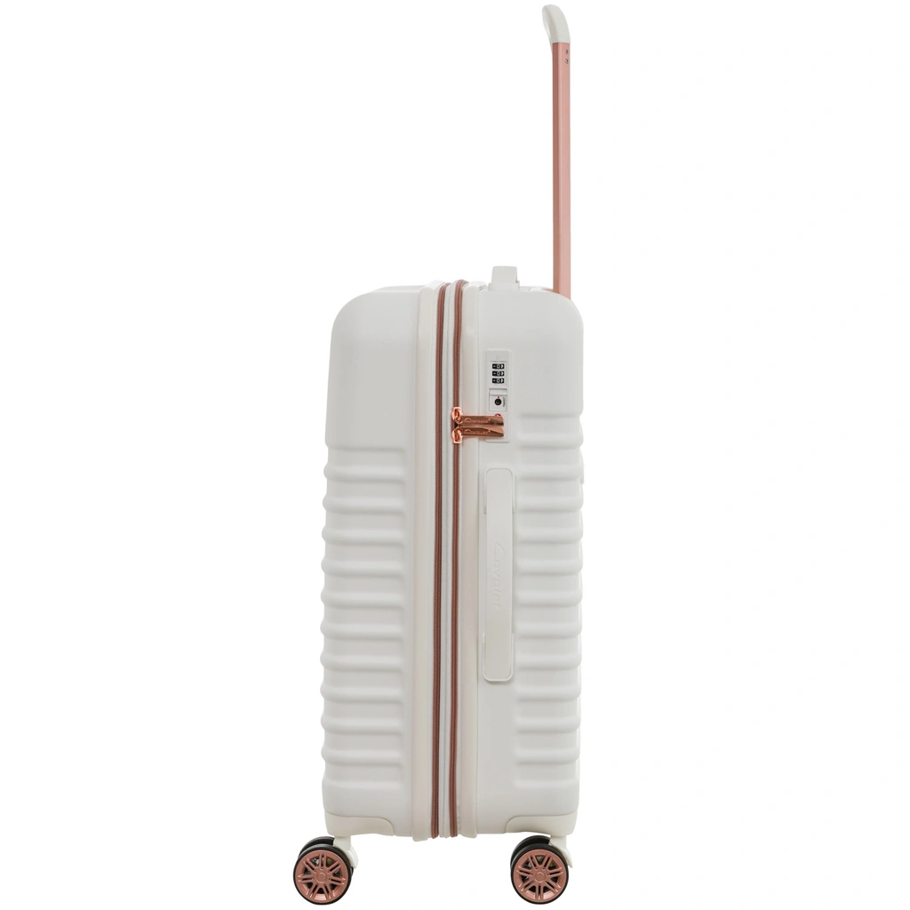 Resväska Pasadena Medium Vit/Rosé