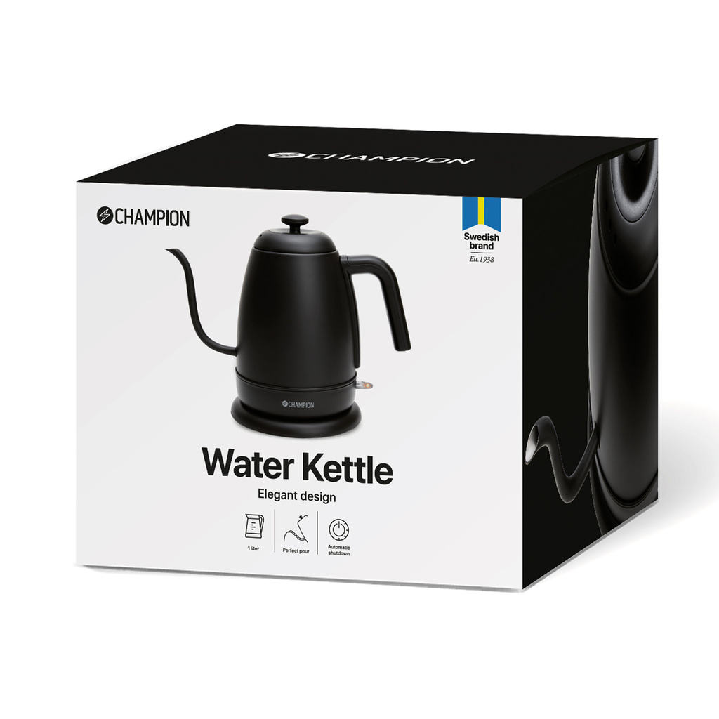 Kettle Pour Over Elegant 1L VK700 Matte Black