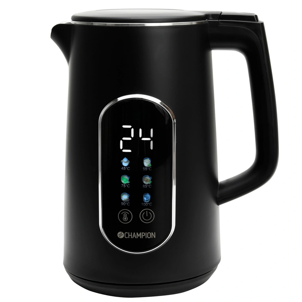 Vattenkokare Digital Temp Varmhållning 1,7L VK800 Mattsvart