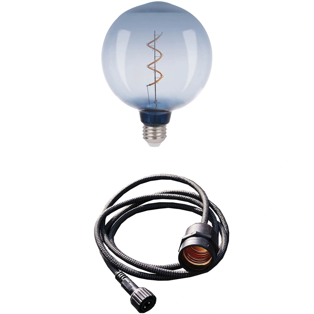 Penny Pendant lamo Gravity + DecoBulb XL Smoke