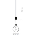 Penny Pendellampa Gravity + DecoBulb XL Smoke