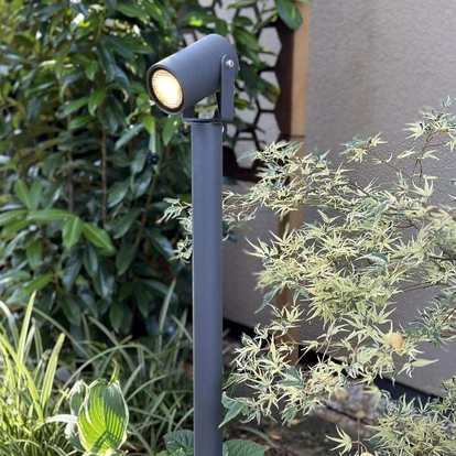 Luna 65 Bollard/ Garden spot350 lm 5W 35° Grey