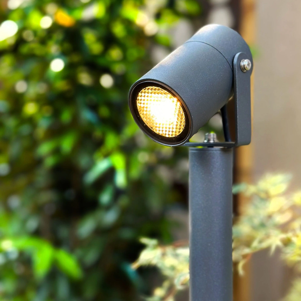 Luna 65 Pollare/Trädgårdsspot 350 lm 5W 35° Grå