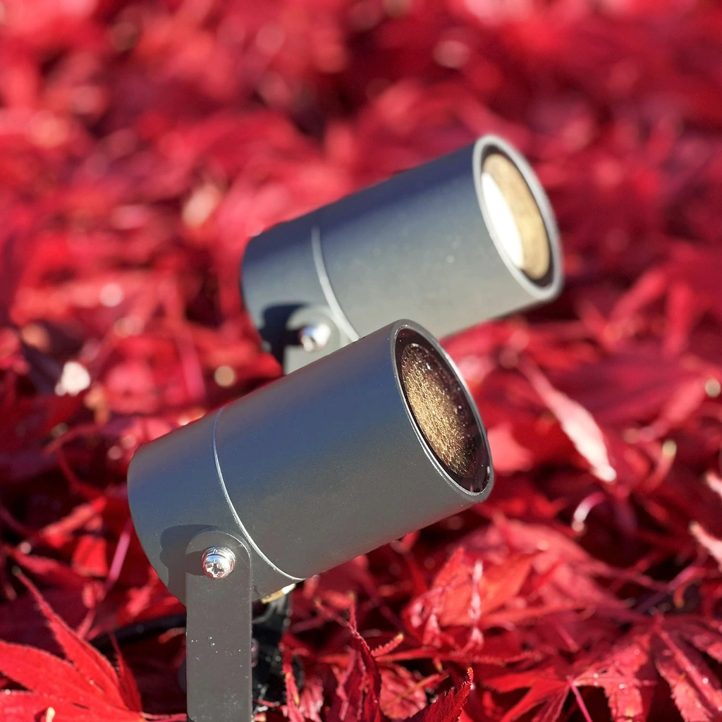 Luna Startpaket 2 x Trädgårdsspot Grå