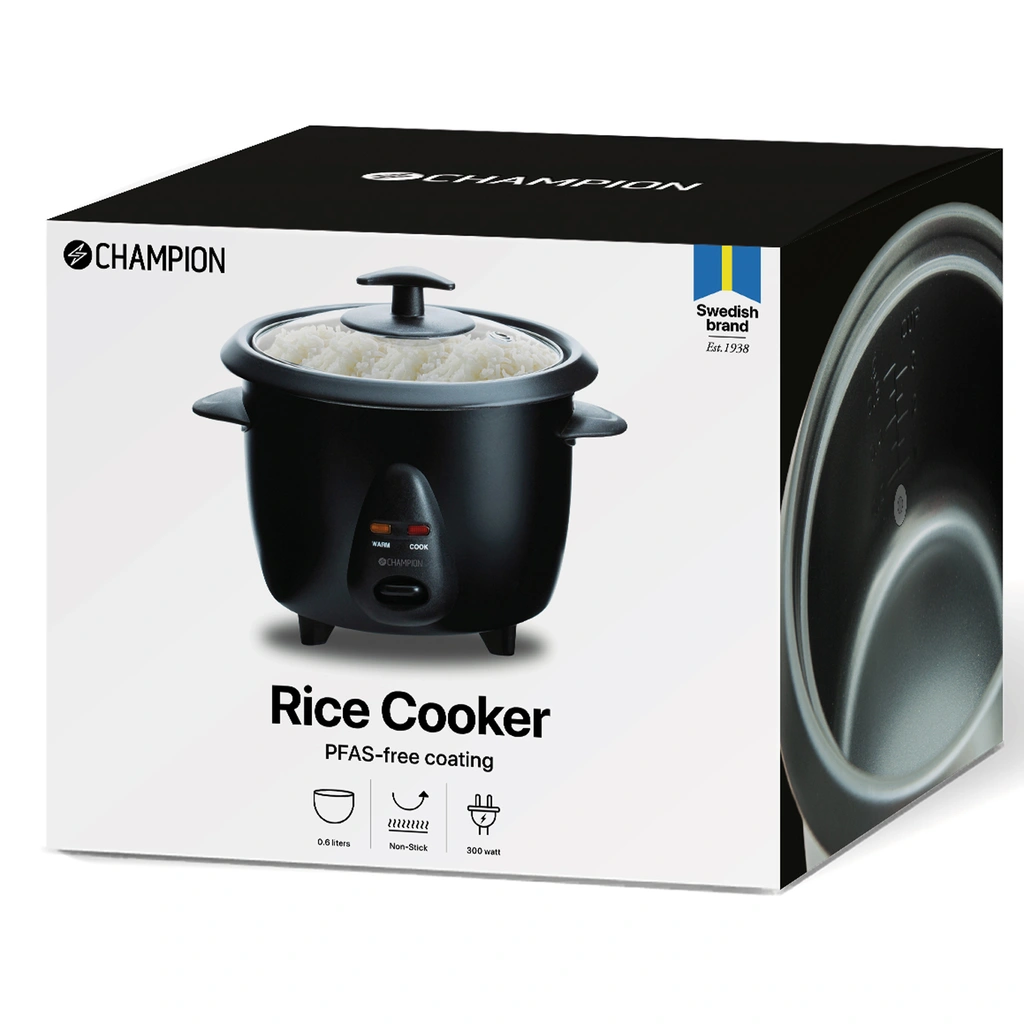 Rice Cooker Mini Ceramic 0.6L 300W RK400 Black