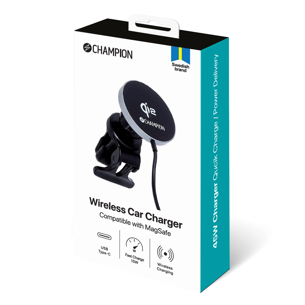 Mobilhållare Bil QI2 15W