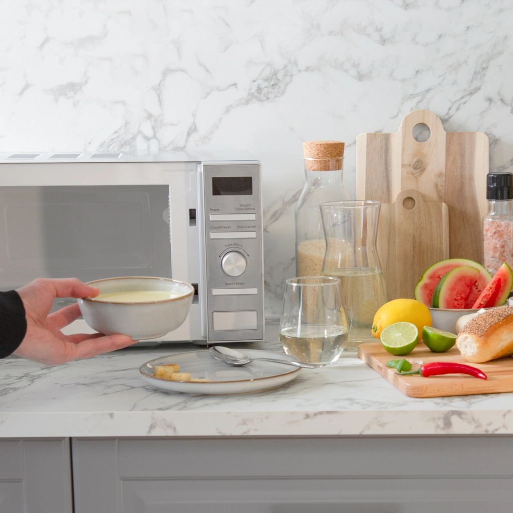 Mikrovågsugn Digital 20L 700W MW035 Rostfri