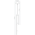 Apollo Flex Trädgårdslampa 77/112 cm Grå