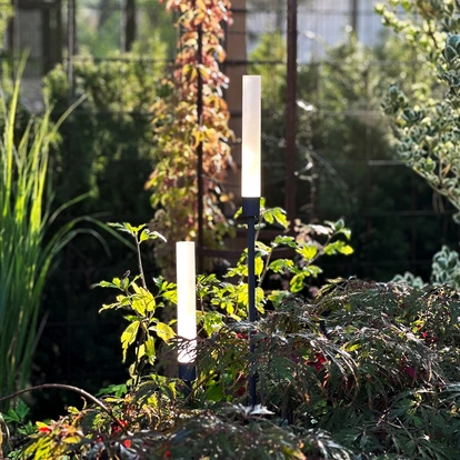 Frost  Pillar of light 126 + 91 cm 2-pack Grey