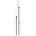 Frost Ljuspelare 126 + 91 cm 2-pack Grå