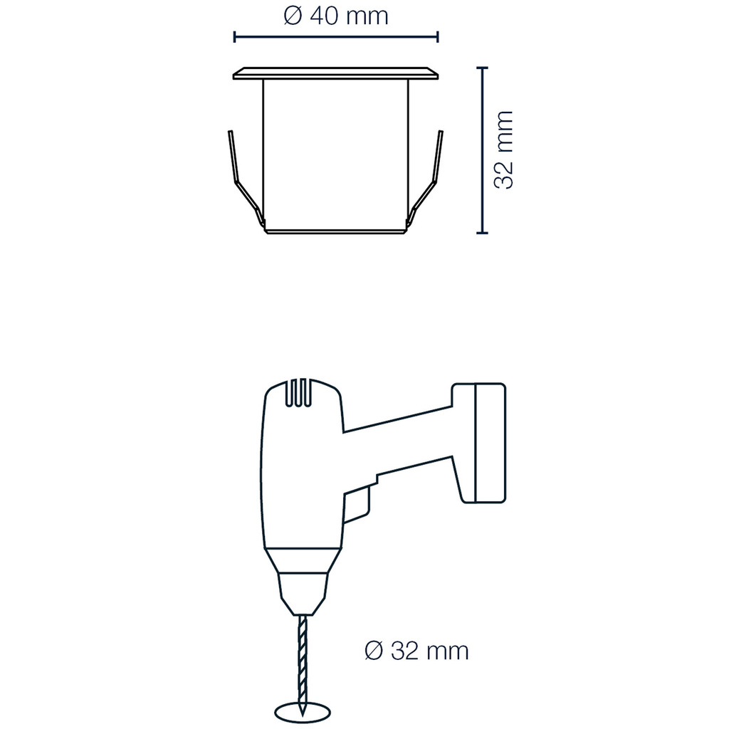 Dexter Decklight 5-pack Silver