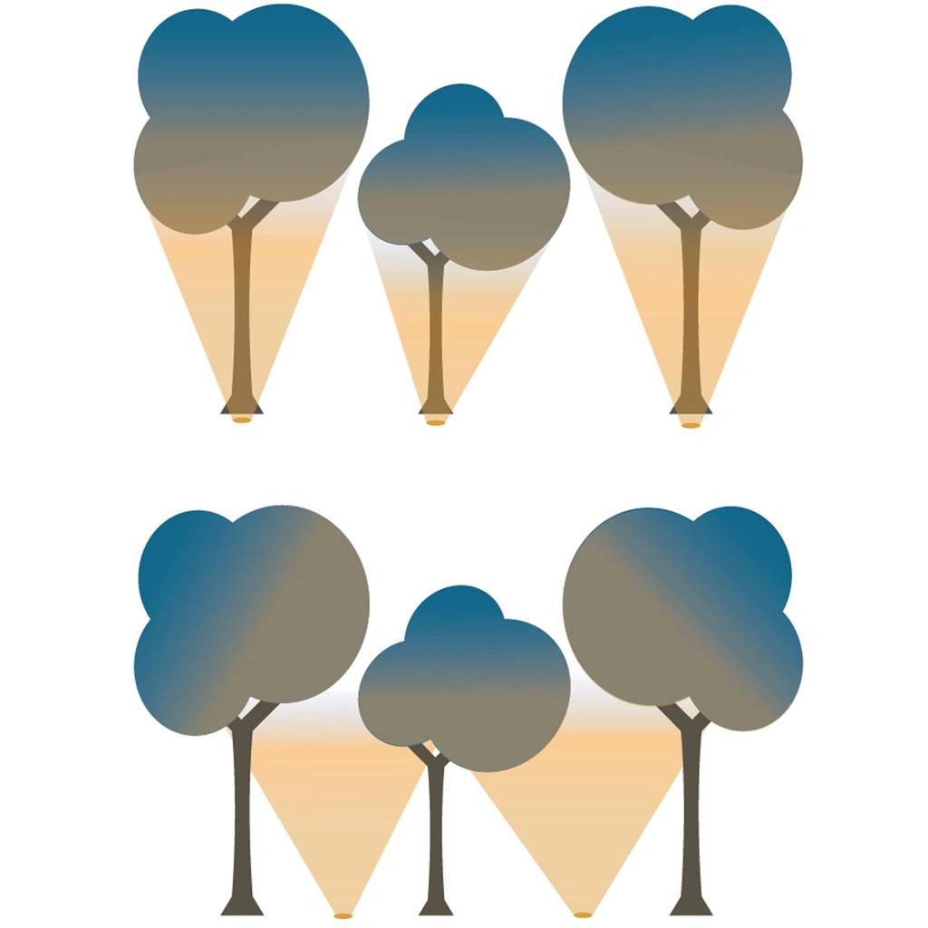 Stella Markspot bredstrålande 115° 6W 560lm Grå