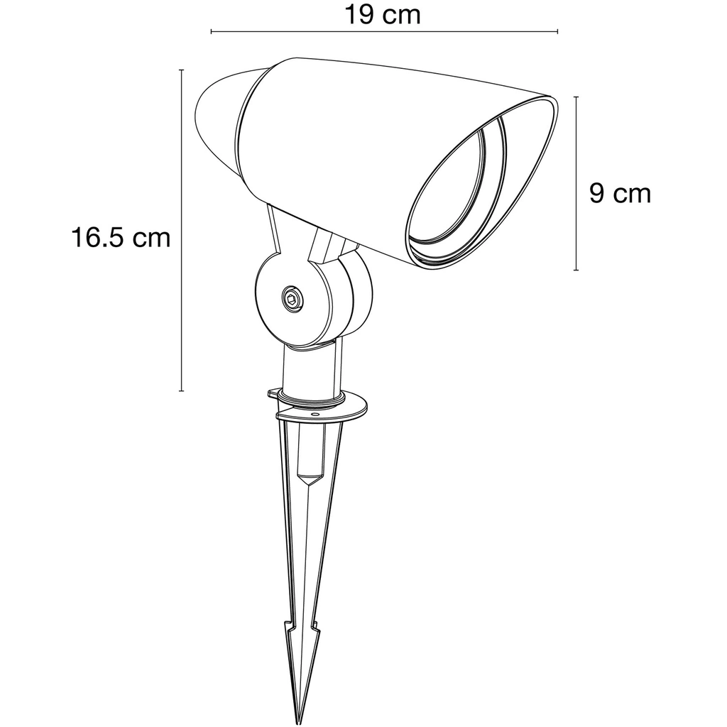 Cosmo Markspot 10W 1000lm Grå