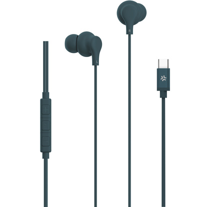 Earphones In-Ear Cable USB-C UP1600 Blue-green