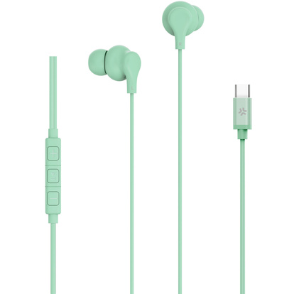Earphones In-Ear Cable USB-C UP1600 Light-green
