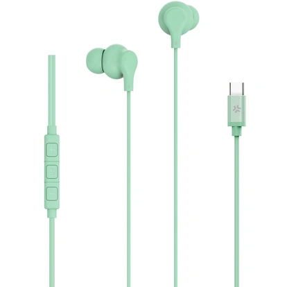 Hörlurar In-Ear Kabel USB-C UP1600 Ljusgrön