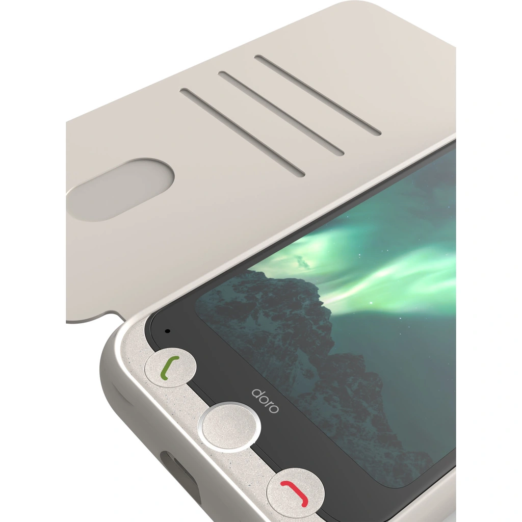 Plånboksfodral Aurora A31 Ben-vit