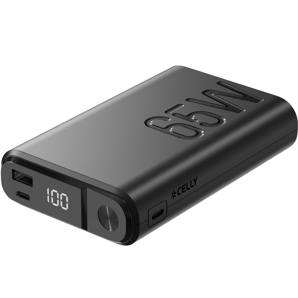 PowerBank 20.000 mAh 65W PD Svart